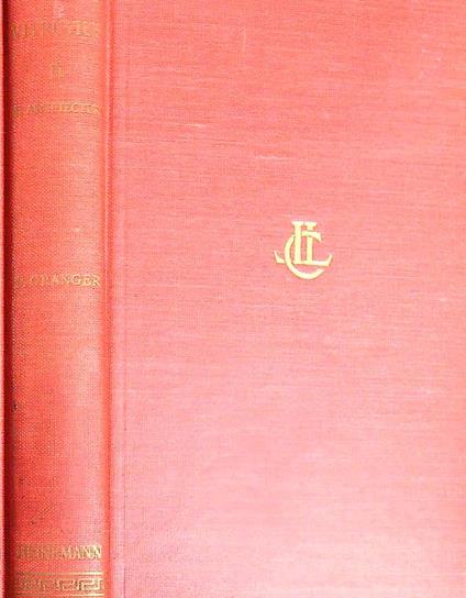 Vitruvius on Architecture. Vol II - Frank Granger - copertina