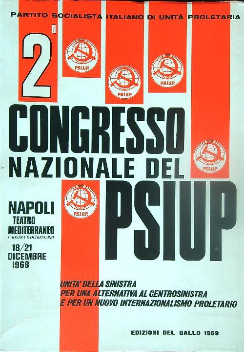 2o congresso nazionale del PSIUP 1968 - copertina