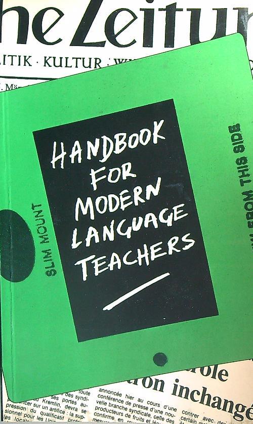 Handbook for Modern Language Teachers - Alan Hornsey - copertina