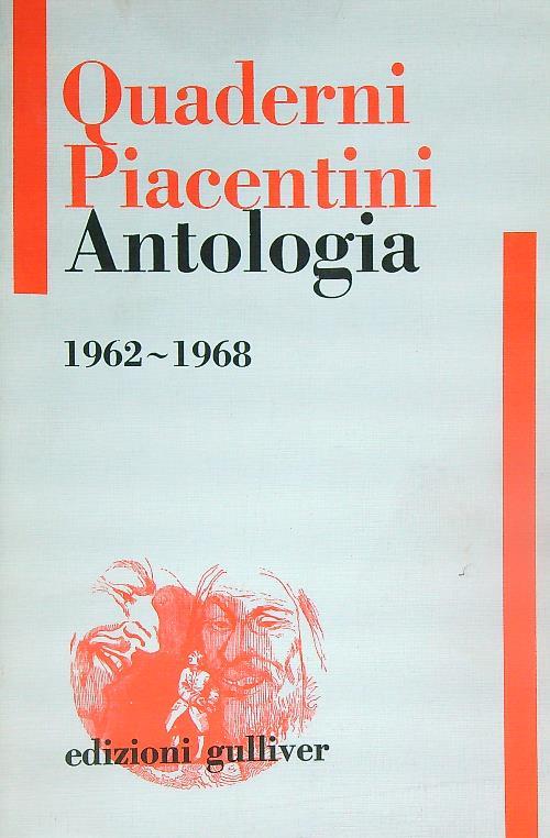 Quaderni Piacentini Antologia 1962 - 1968 - Luca Baranelli - copertina