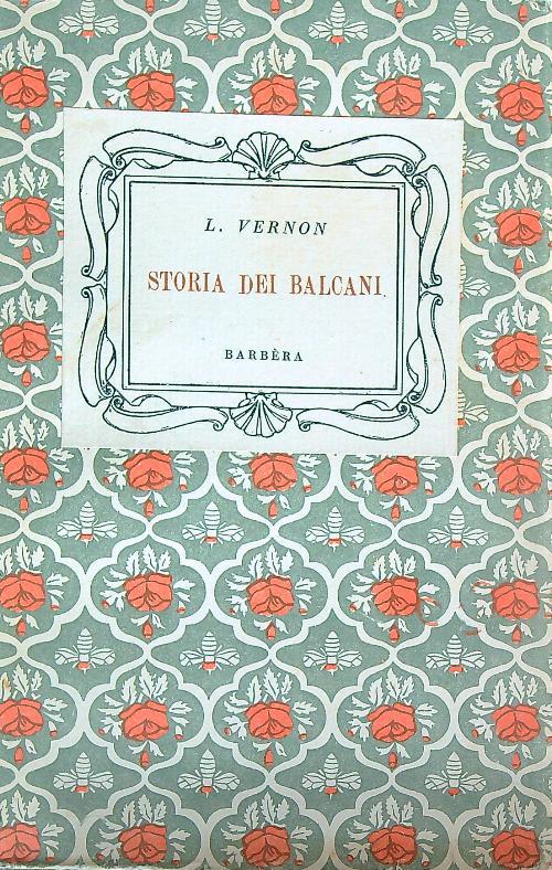 Storia dei balcani - L. Vernon - copertina