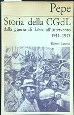 Storia della CGDL dalla guerra di Libia all'intervento