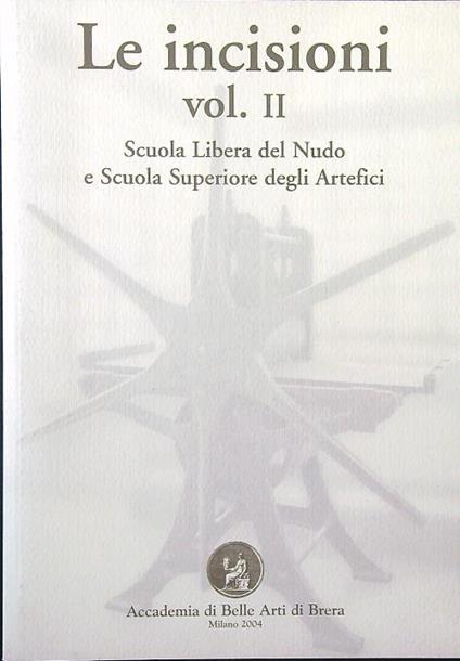 Le incisioni vol. II - copertina