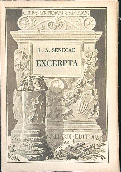 Excerpta - L. A. Senecae - copertina