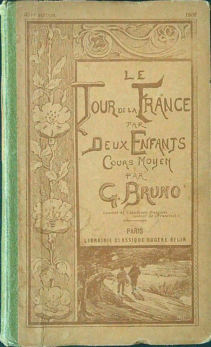 Le Tour de France par deux enfants - G. Bruno - copertina