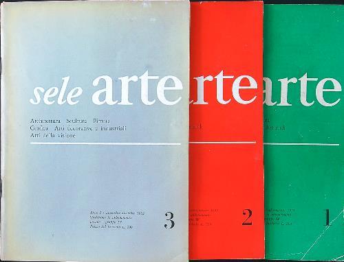 Sele Arte n. 1-2-3/1952 - copertina