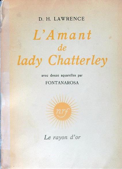 L' amant de lady Chatterley - D.H. Lawrence - copertina
