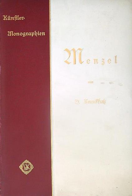 Menzel  - H Knackfuss - copertina