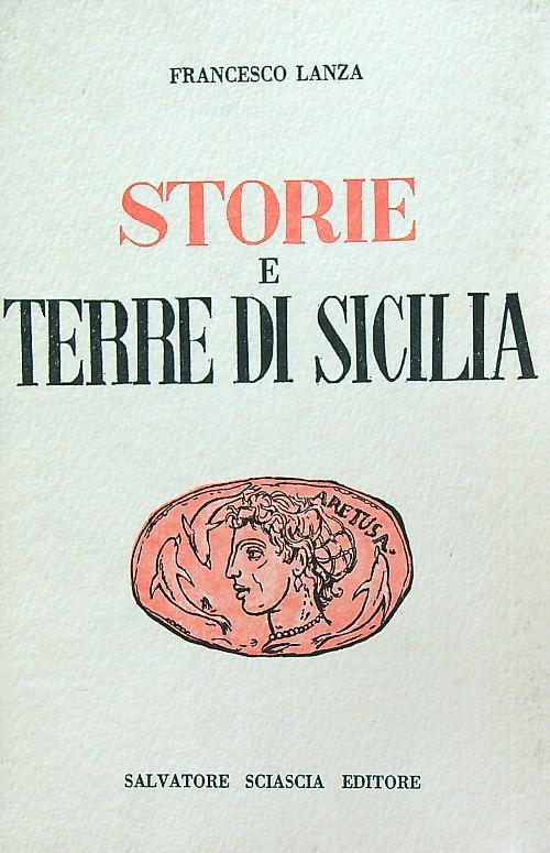 Storie e terre di Sicilia - Francesco Lanza - copertina