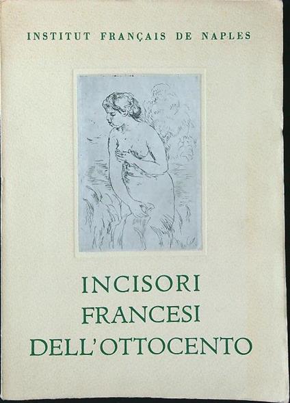 Incisori francesi dell'Ottocento - copertina