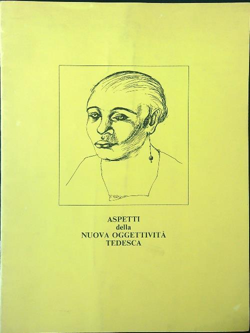 Aspetti della nuova oggettività tedesca - copertina