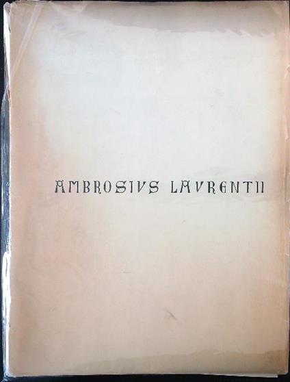 Ambrogio Lorenzetti - copertina
