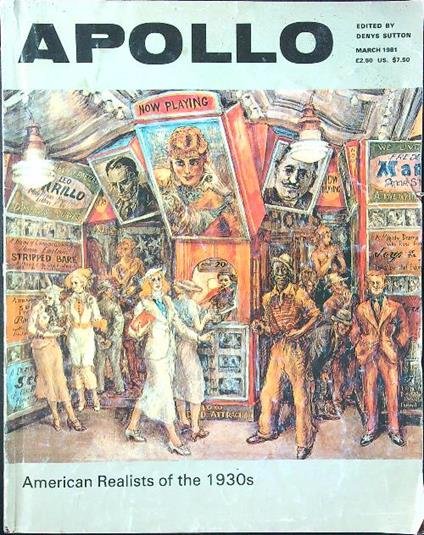 Apollo volume CXIII n. 229/March 1981 - copertina
