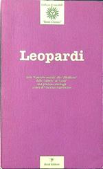 Leopardi. Antologia