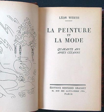 La peinture et la mode. Quarante ans apres Cezanne - Leon Werth - copertina