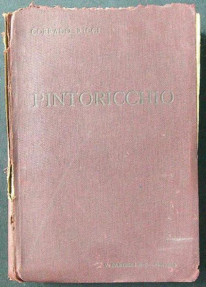 Pintoricchio - Corrado Ricci - copertina