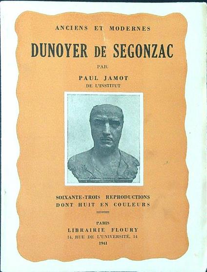 Dunoyer de Segonzac - Paul Jamot - copertina