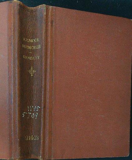 Exmoor Memories - A. G. Bradley - copertina