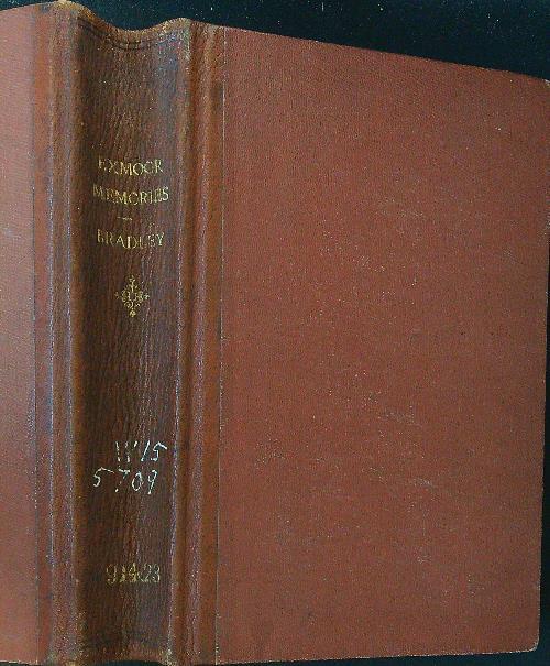 Exmoor Memories - A. G. Bradley - copertina