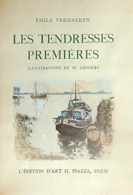 Les Tendresses premieres - Emile Verhaeren - copertina