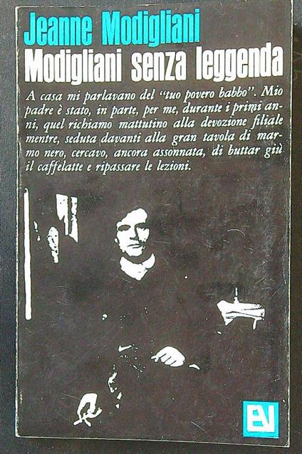 Modigliani senza leggenda - Jeanne Modigliani - copertina
