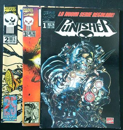 Punisher 3 voll. non consecutivi 1995-1996 - copertina