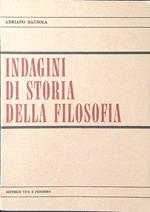 Indagini di storia della filosofia