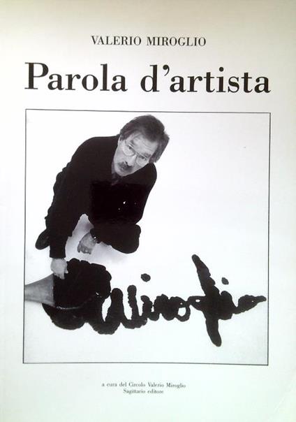 Parola d'artista - Valerio Miroglio - copertina