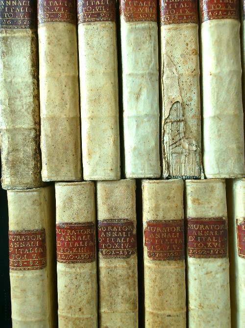 Annali d'Italia 15 voll. (mancano i primi 3) - Lodovico Antonio Muratori - copertina