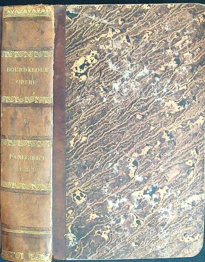 Opere Bourdaloue Panegerici 1-2-3 - Angelo Peri - copertina