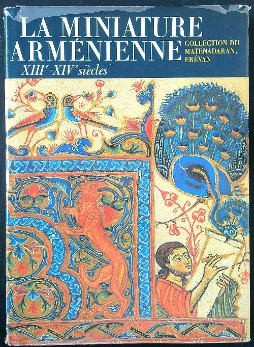 La miniature armenienne XIII-XIV siecles - copertina
