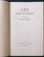 Ape and Essence