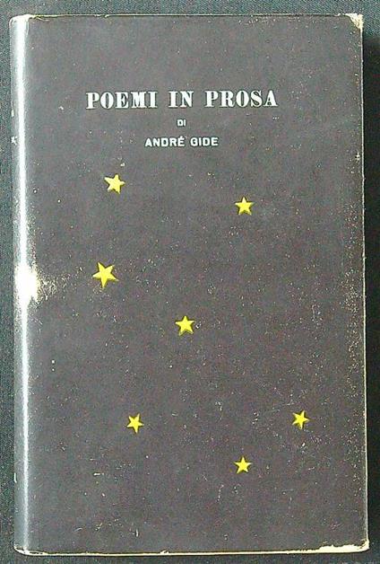 Poemi in prosa - Andrè Gide - copertina