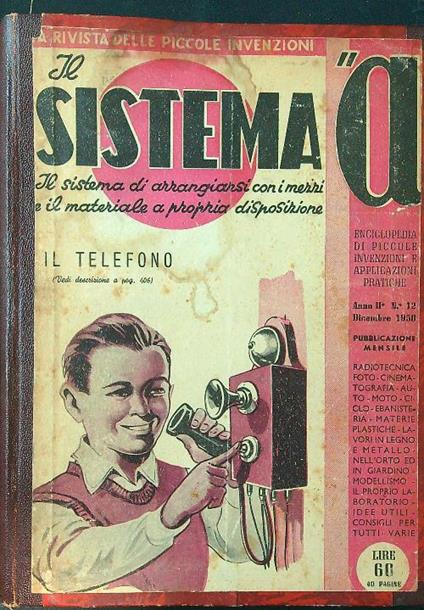 Il sistema 'à annata completa 1950 (12 numeri) - copertina
