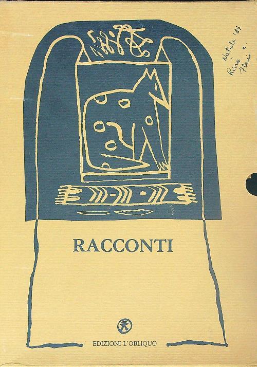 Racconti. 4vv - copertina