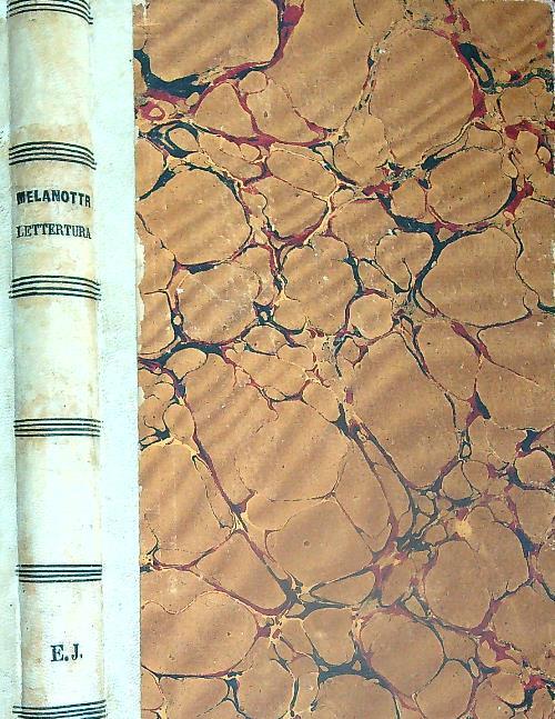 Corso metodico ragionato di letteratura. Parti tre - C.E. Melanotte - copertina