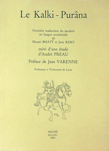 Le Kalki-Purana - copertina