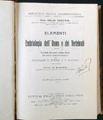 Elementi di embriologia dell'uomo e dei vertebrati