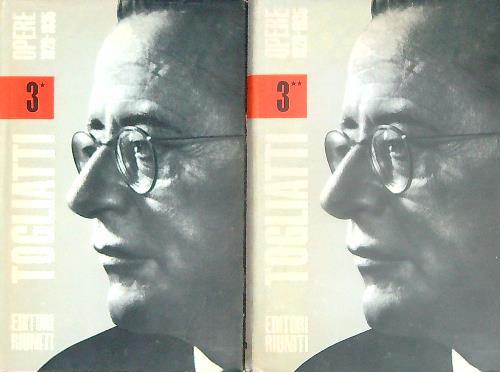 Opere III. 2 tomi - Palmiro Togliatti - copertina