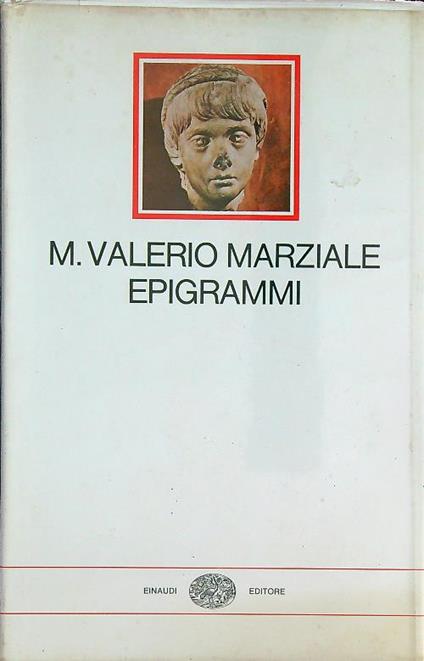 Epigrammi - Valerio M. Marziale - copertina