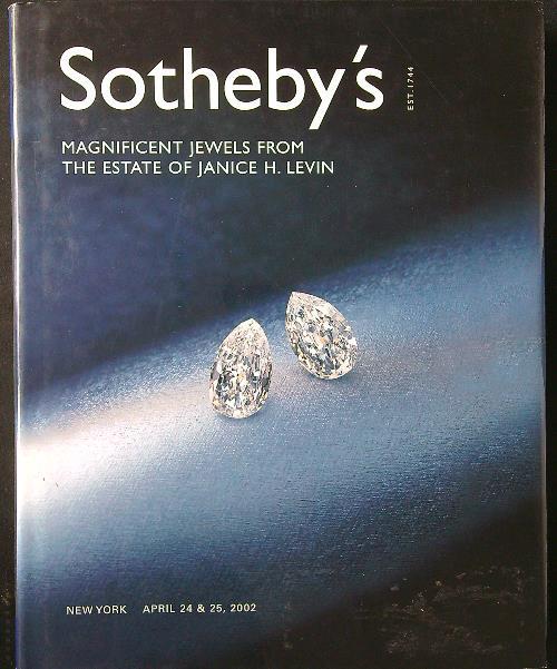 Sotheby's magnificent jewels from the estate of Janice H. Levin New York april 24-25 2002 - copertina