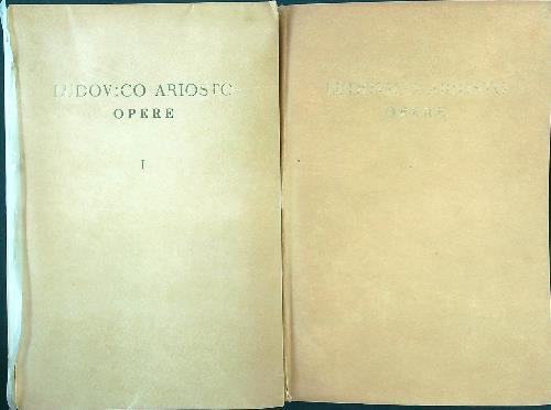 Opere 2 voll. - Ariosto - copertina