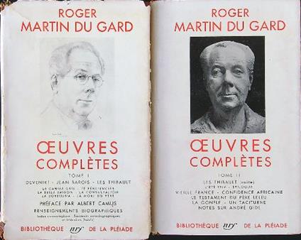 Oeuvres completes 2 tomes - Roger Du Gard - copertina