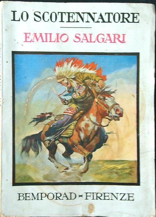 Lo scotennatore - Emilio Salgari - copertina