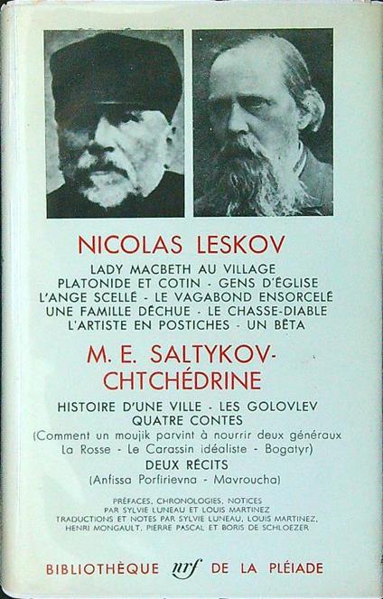 Oeuvres - Leskov - copertina