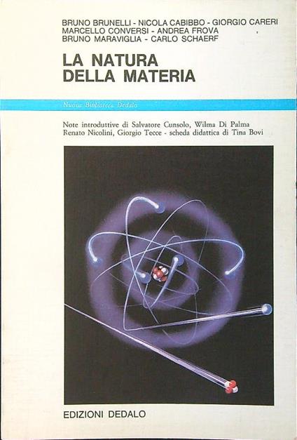 La natura della materia - copertina