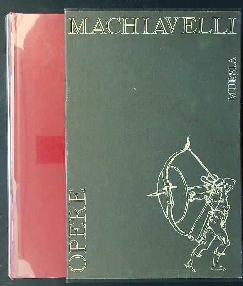 Opere - Niccolò Machiavelli - copertina