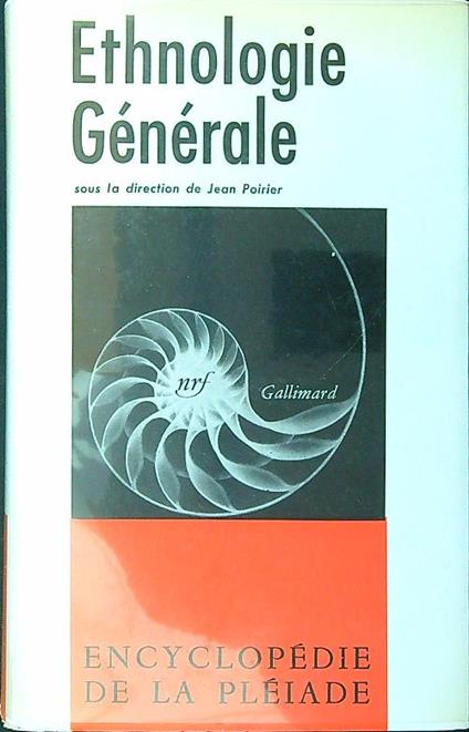 Ethnologie generale - Jean Poirier - copertina