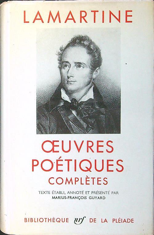 Oeuvres poetiques completes - Lamartine - copertina