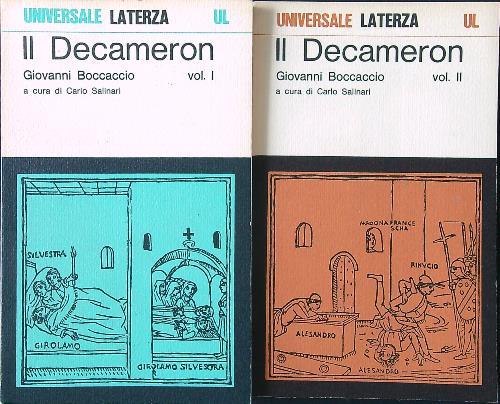 Il Decameron 2 voll. - Giovanni Boccaccio - copertina